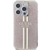 Guess GUHCP15LH4PSEGP iPhone 15 Pro 6.1 różowy/pink hardcase IML 4G Gold Stripe
